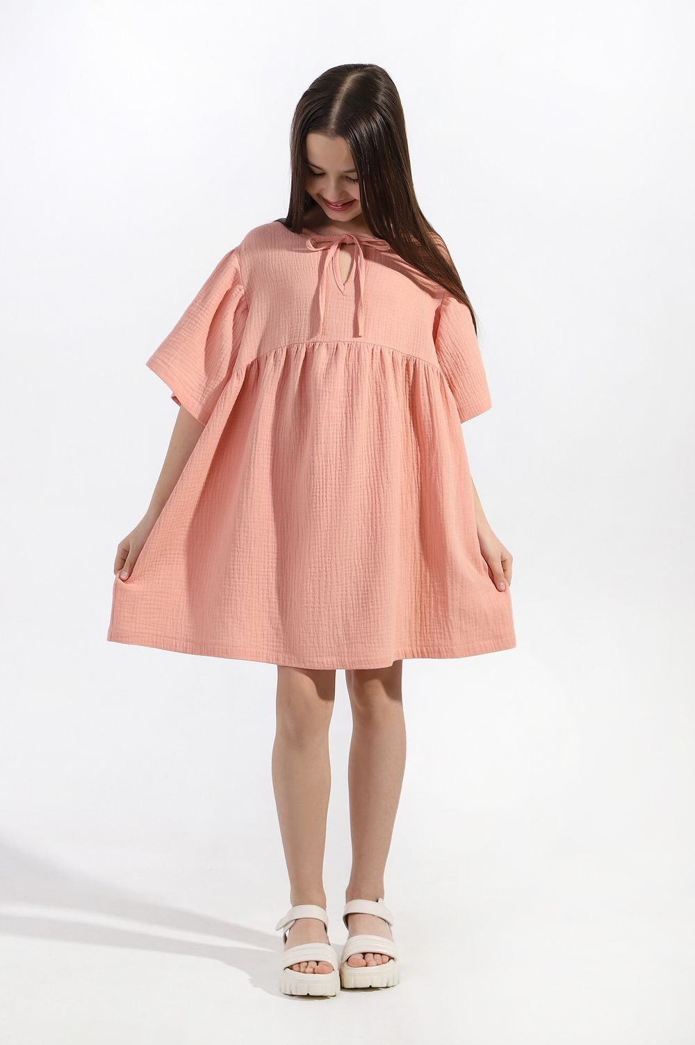 Туника для девочки Баунти-1 Виотекс ПУДРОВЫЙ