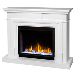 Электрокамин RealFlame Marco 25,5/26 WT белый с очагом Saphir 25,5