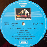 Gilbert Bécaud ‎– L'Enfant À L'Étoile (Франция 1967г.)Т
