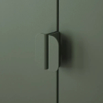 Стеллаж с ящиком - IKEA BROR, 190х40х85 см, серо-зеленый, БРУР ИКЕА
