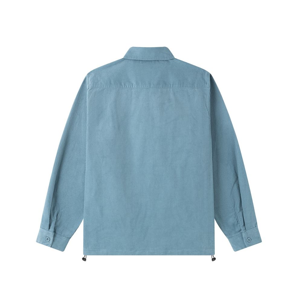 Рубашка YMKASHIX Velvet синяя