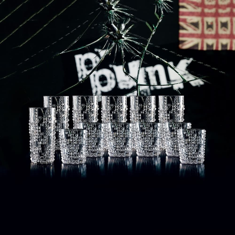Набор стаканов PUNK, 12 шт., хрустальное стекло, Nachtmann