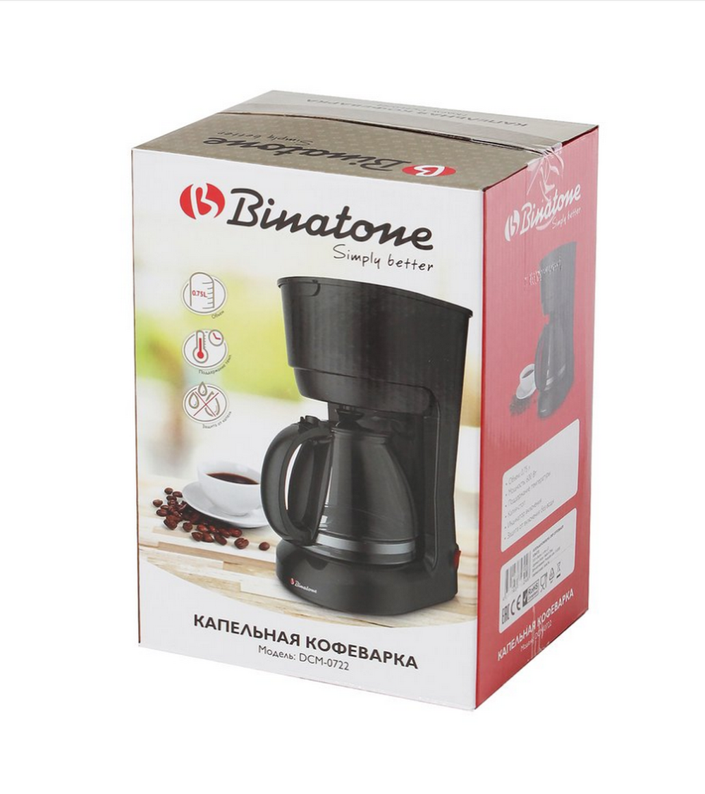 Кофеварка капельная Binatone DCM-0722
