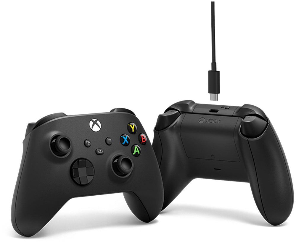 Геймпад Microsoft Xbox Series + USB-C кабель, Carbon Black
