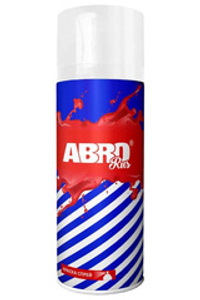 Краска-спрей акриловая № 40 белая 400 мл ABRO SPO-040-R