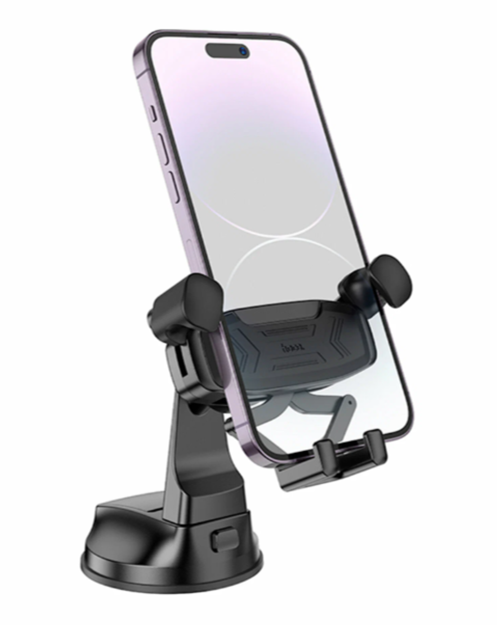 Держатель автомобильный HOCO H67 зажимной, на присоске Black