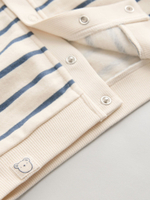 Трикотажная толстовка для малышей Next AB5-973, Белый, Синий