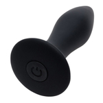Черная анальная вибровтулка 8,9см Fifty Shades of Grey Sensation Rechargeable Vibrating Butt Plug