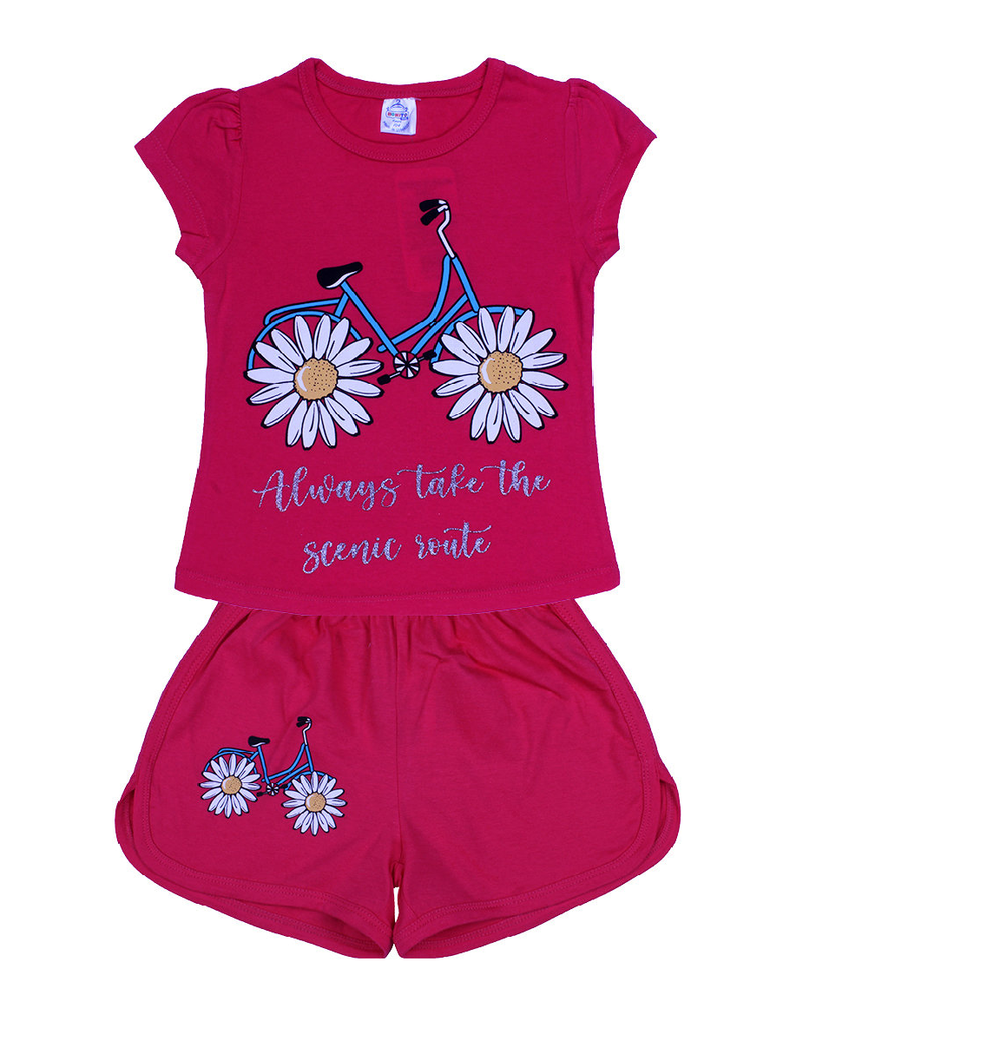 Комплект д/дев,малиново-красн,р.110,BK005Fd