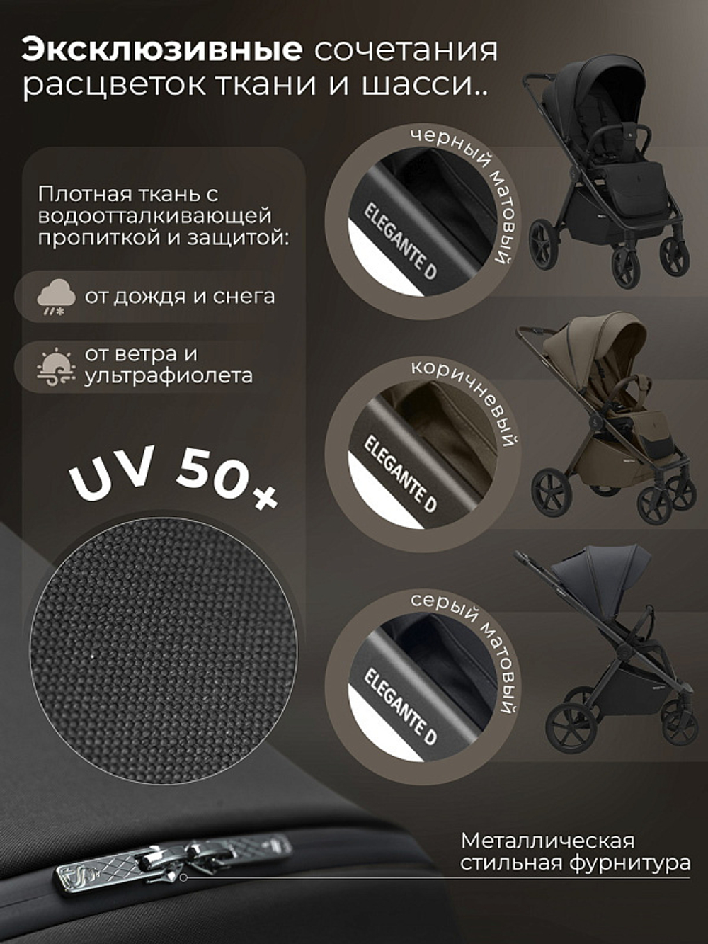 Прогулочная коляска Sweet Baby SBL Elegante D 427627 Black