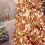 Пакет подарочный «Искристая ёлочка» 31*42*12 см, микс