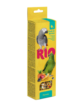 Рио палочки для попугаев с фруктами и ягодами 2*90гр.