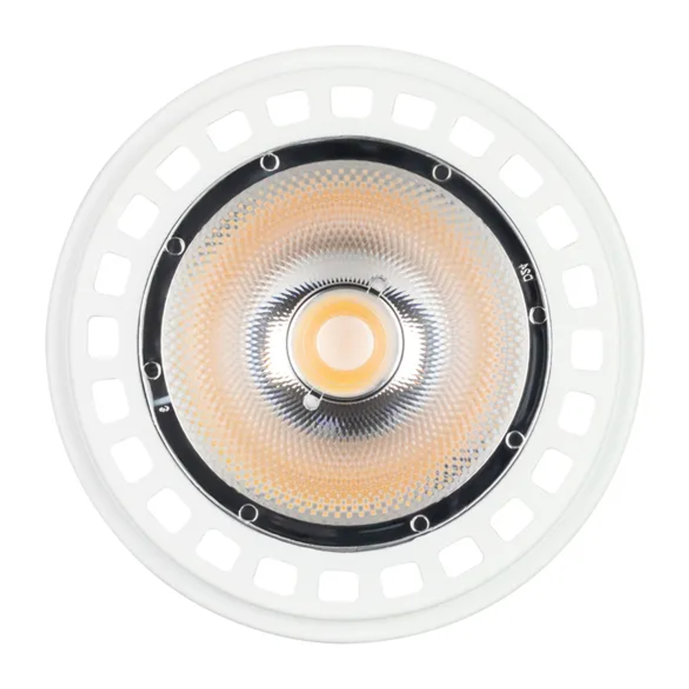 Лампа AR111-UNIT-G53-15W- Warm3000 (WH, 24 deg, 12V) (Arlight, Металл) 025640