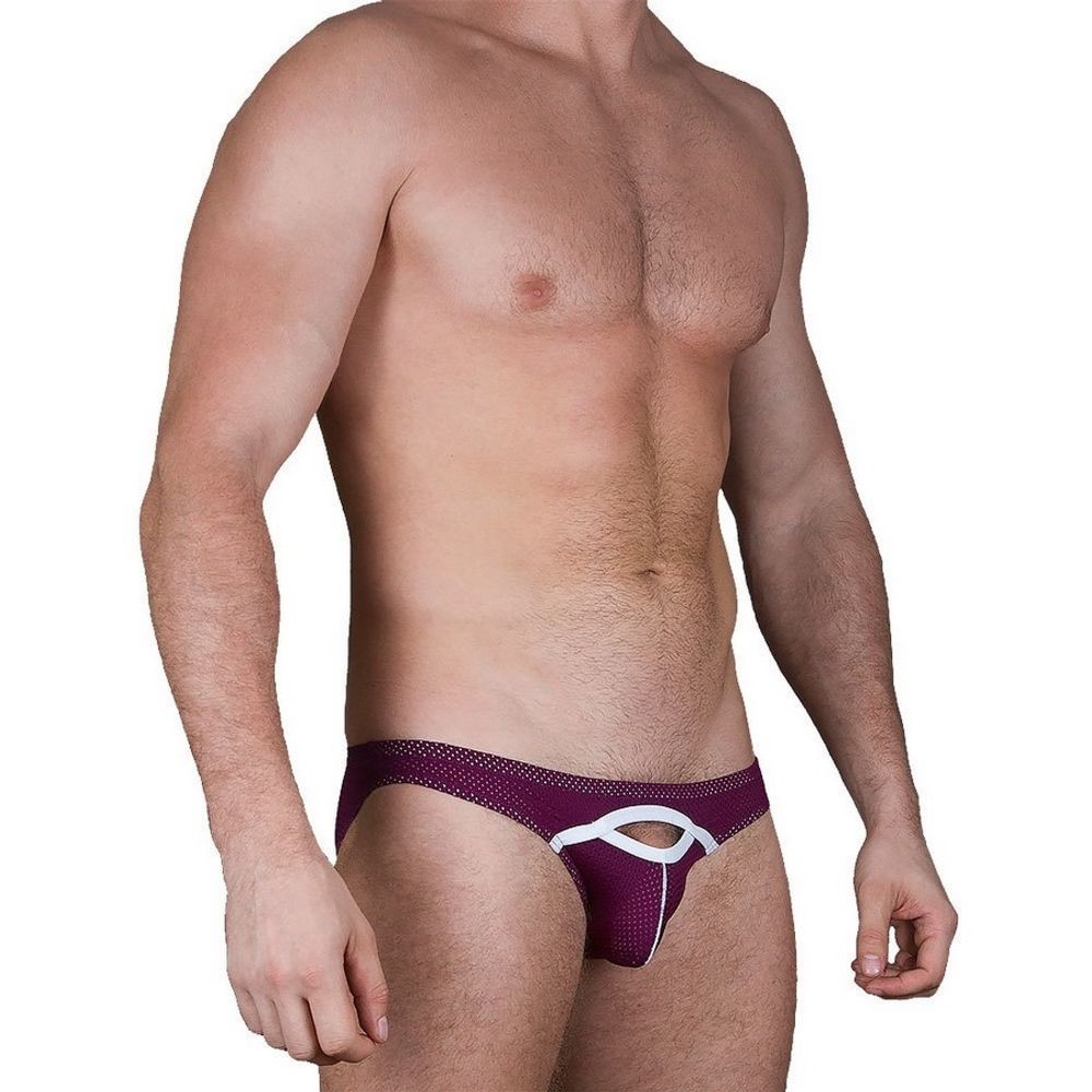 Мужские трусы слипы фиолетовые Sesmik Active light