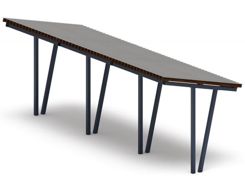 Пергола навес (наклоная) МФ 77.03.03