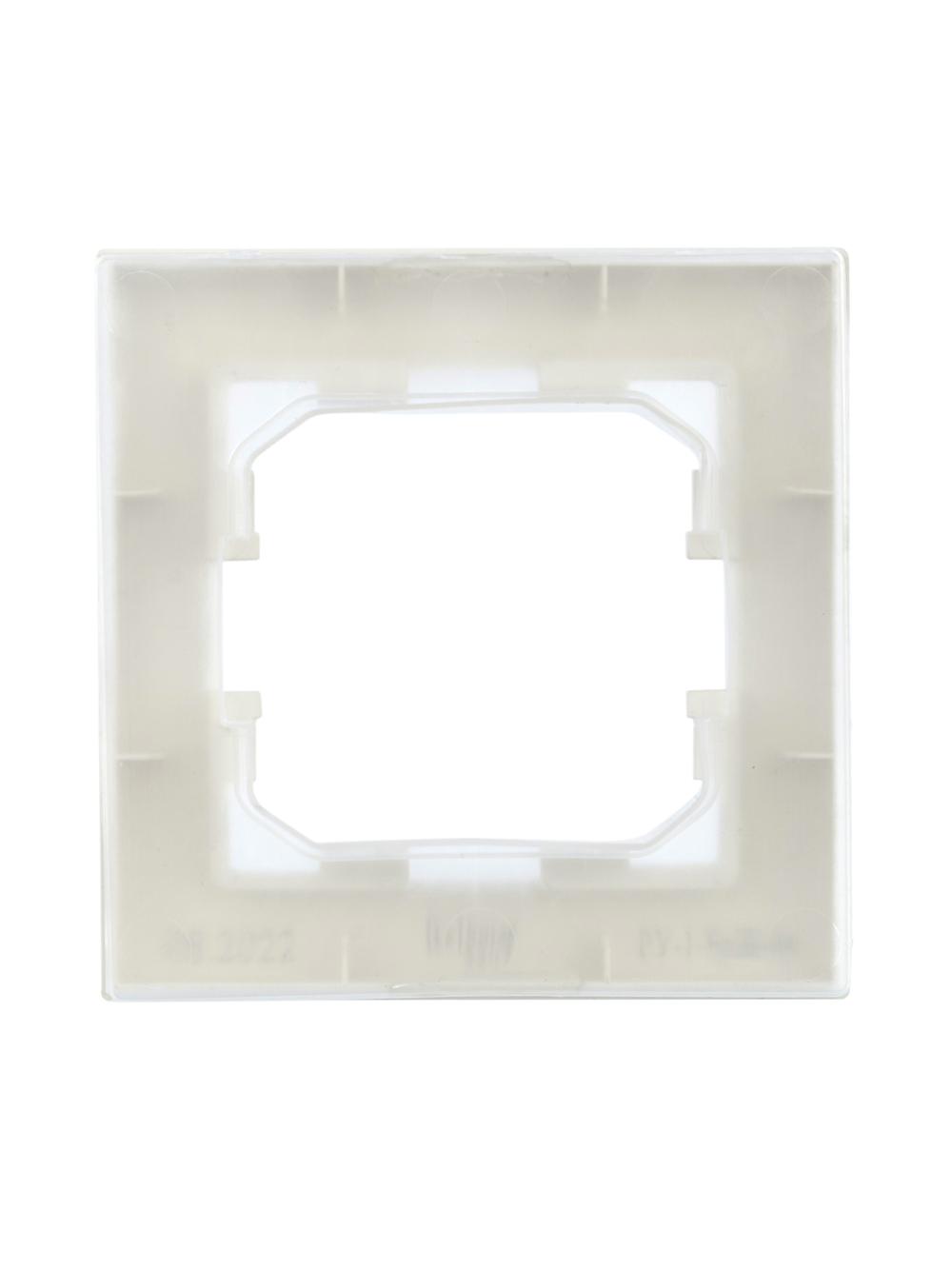 BRITE Рамка 1-местная IP44 РУ-1-БрЖ-44 жемчуг IEK