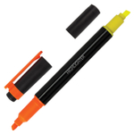 набор текстовыделителей двусторонних BRAUBERG DUAL TIP 4 шт. ассорти линия 1-4 мм (4 штуки в упаковке)