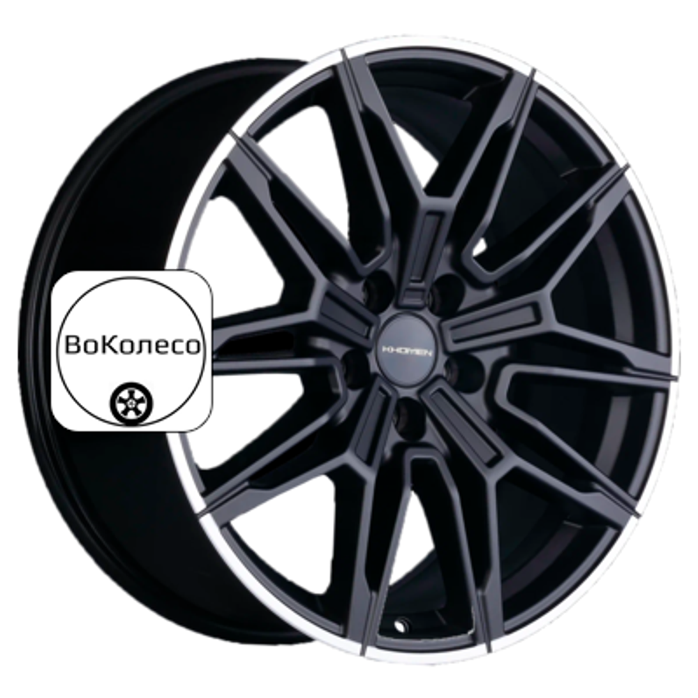 8,5x19/5x112 ET30 D66,6 KHW1904 (BMW Front) Black matt MR Khomen Wheels