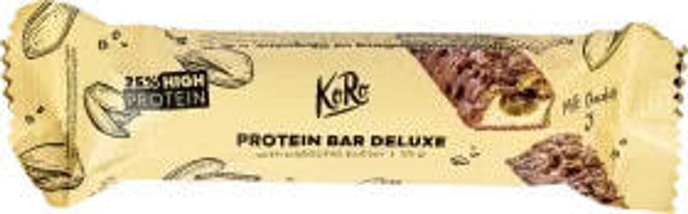Proteinriegel 25%, Deluxe mit Pistazienbutter, 55 g