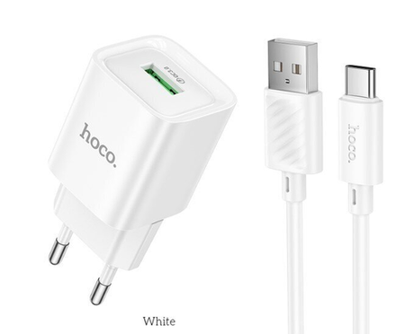 C145A Charm single port QC3.0 charger set(Type-C)(EU)