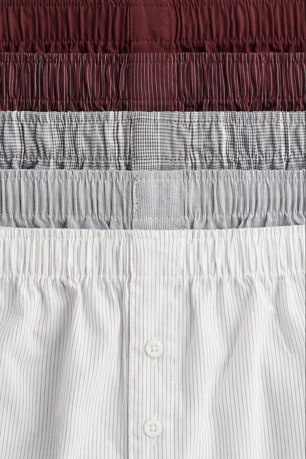 H&M Набор трусов-боксеров ( 5 шт.), красный