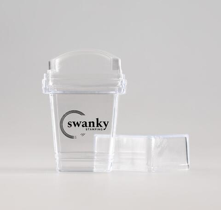 Swanky Stamping Штамп для стемпинга силиконовый, прямоугольный, высокий, 2х3см