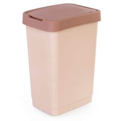 Контейнер для мусора 25л бежевый