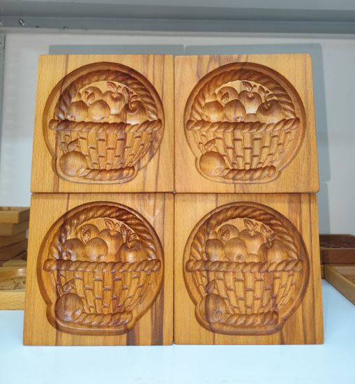 Пряничная форма Корзина яблок (цвет уникальный)