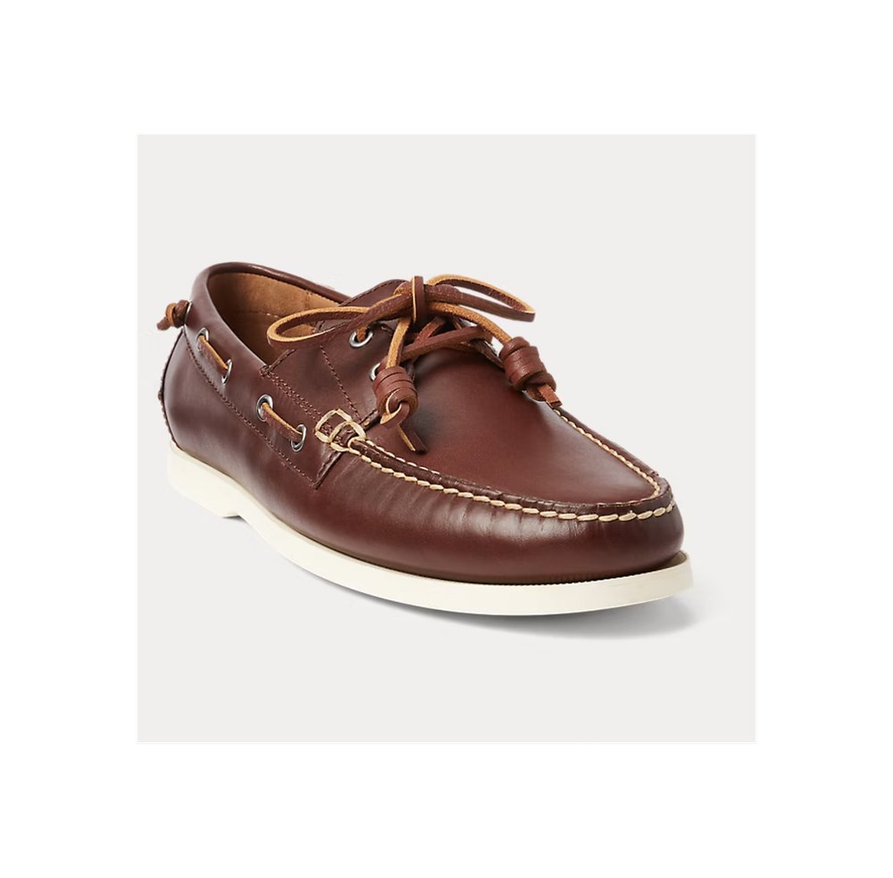 Туфли-лодочки из кожи Merton Polo Ralph Lauren