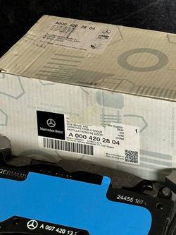 Mercedes-Benz Колодки тормозные дисковые Передние, арт. A0004202804