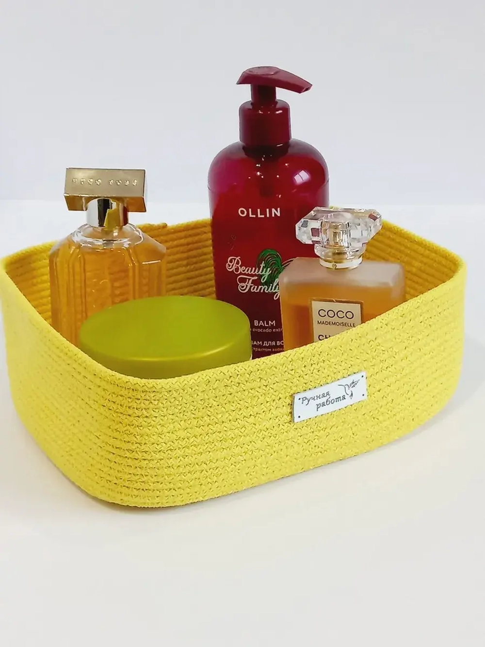 Корзина для хранения плетеная