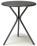 Стол металлический обеденный Scab Design Leo, антрацит