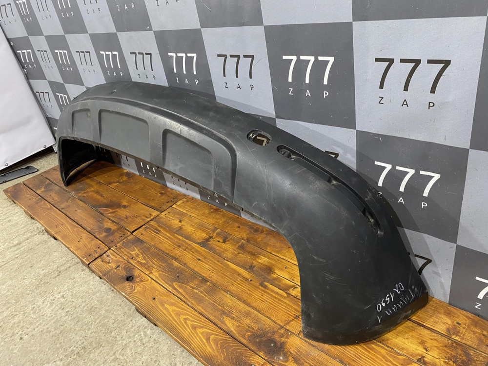 Юбка заднего бампера Volkswagen Touareg 1 02-10 Б/У Оригинал 7L6807521D