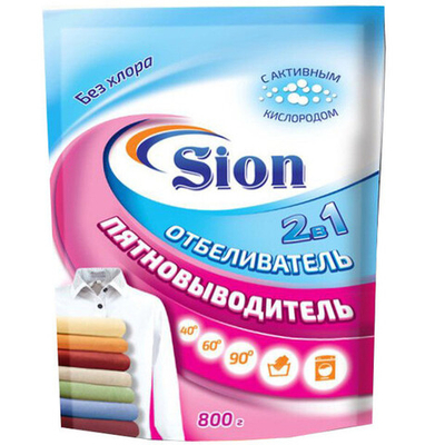 Отбеливатель-пятновыводитель 2в1 SION 800 гр