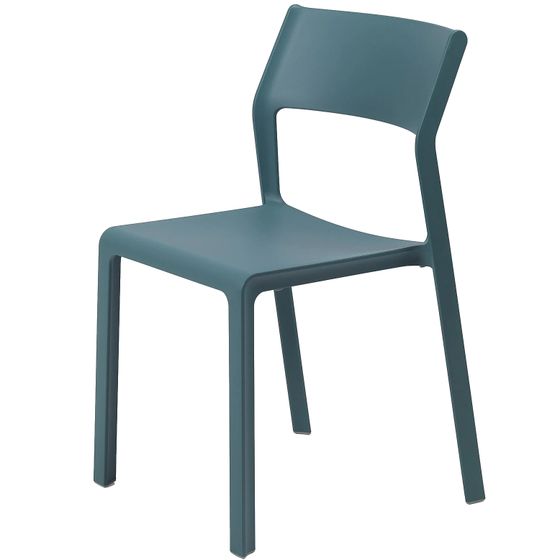 Бирюзовый пластиковый стул Trill Bistrot | Nardi | Италия