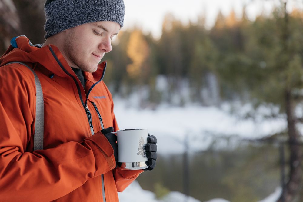 Термокружка Klean Kanteen Camp Mug 12oz (355 мл) Mountain White