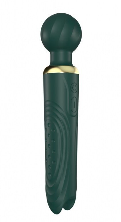 Вибратор‑wand Secwell SW3013 – двусторонний, 10 режимов, 22 см