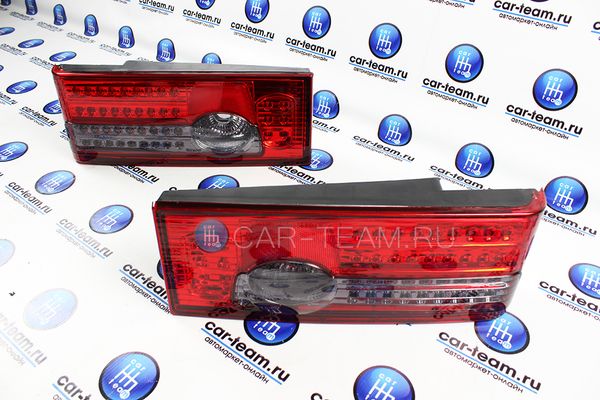 Задние фонари ВАЗ 2108,2109,21099, 2113, 2114 светодиодные н/о, красно-серые
