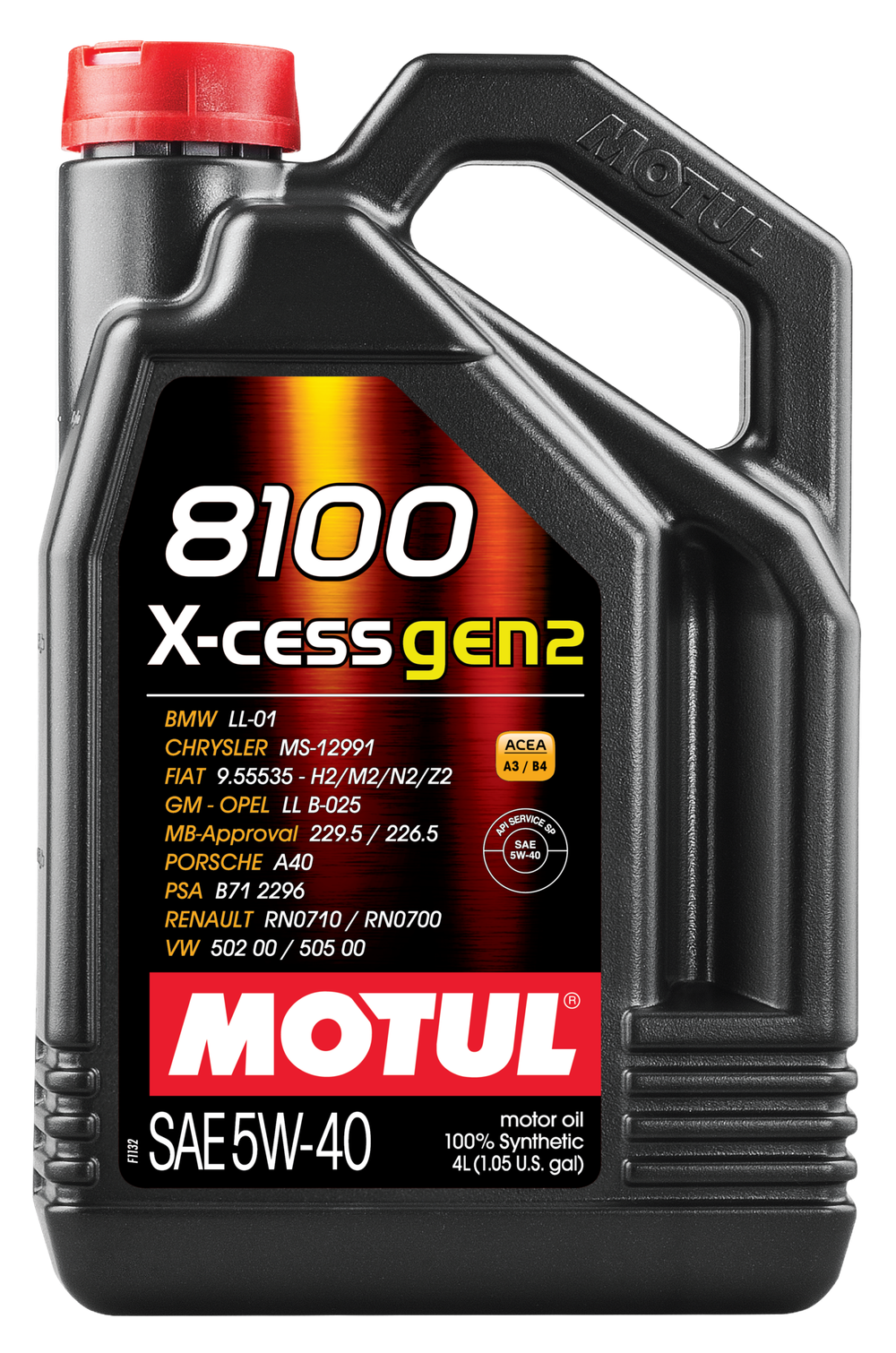 MOTUL 8100 X-CLEAN 5W40 GEN2 (4л) VN синтетическое моторное масло