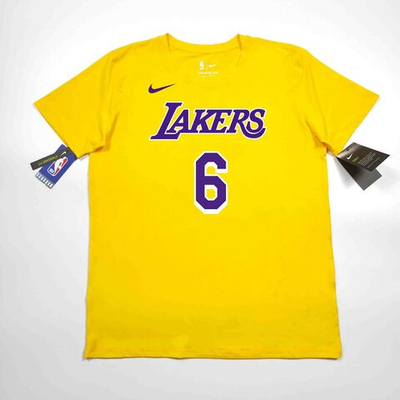 Футболка "Лос-Анджелес Лейкерс" с нанесением Леброна Джеймса