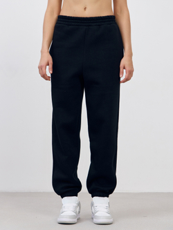 Брюки женские с начесом (черный)