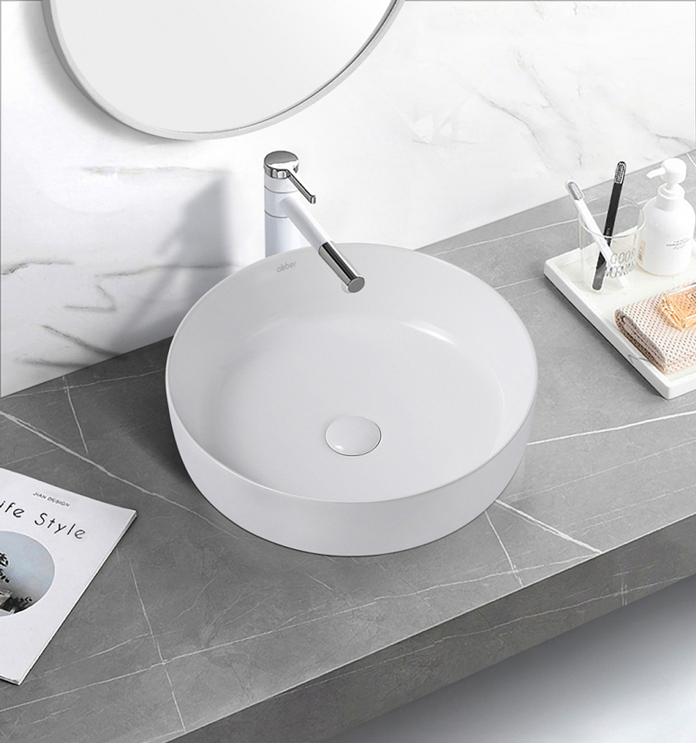 Раковина-чаша Abber Bequem 46 AC2100 Белая