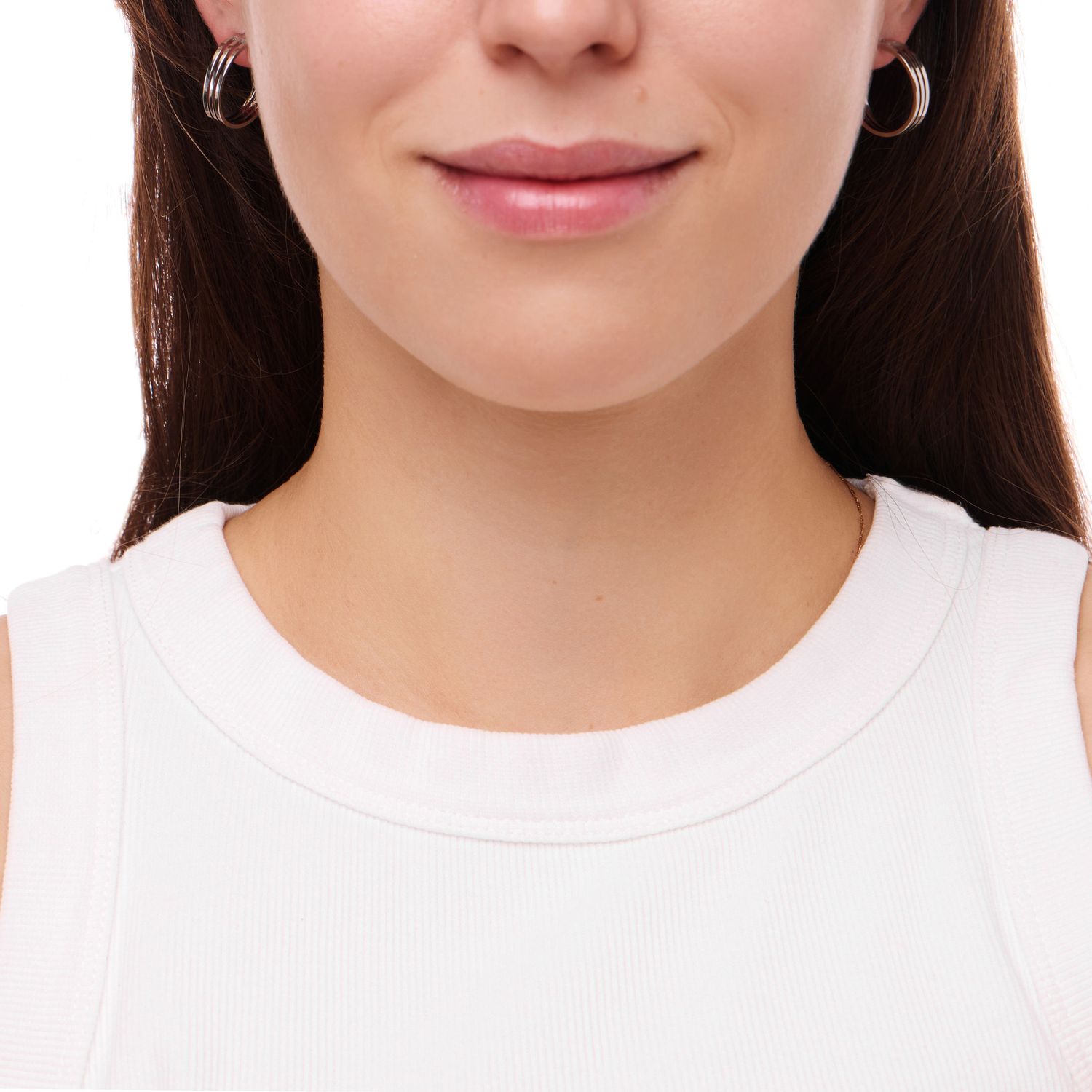 Серьги Silver Triple Earrings