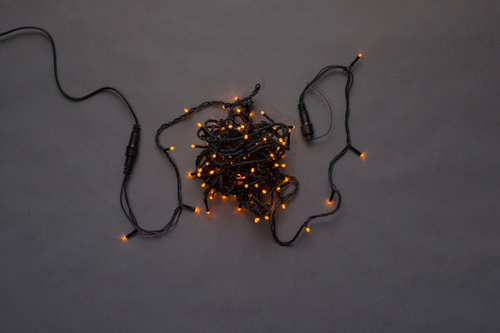 LED-PLS-100-10M-240V-Y/BL-W/O, желтая / черный провод, соединяемая (без силового шнура)