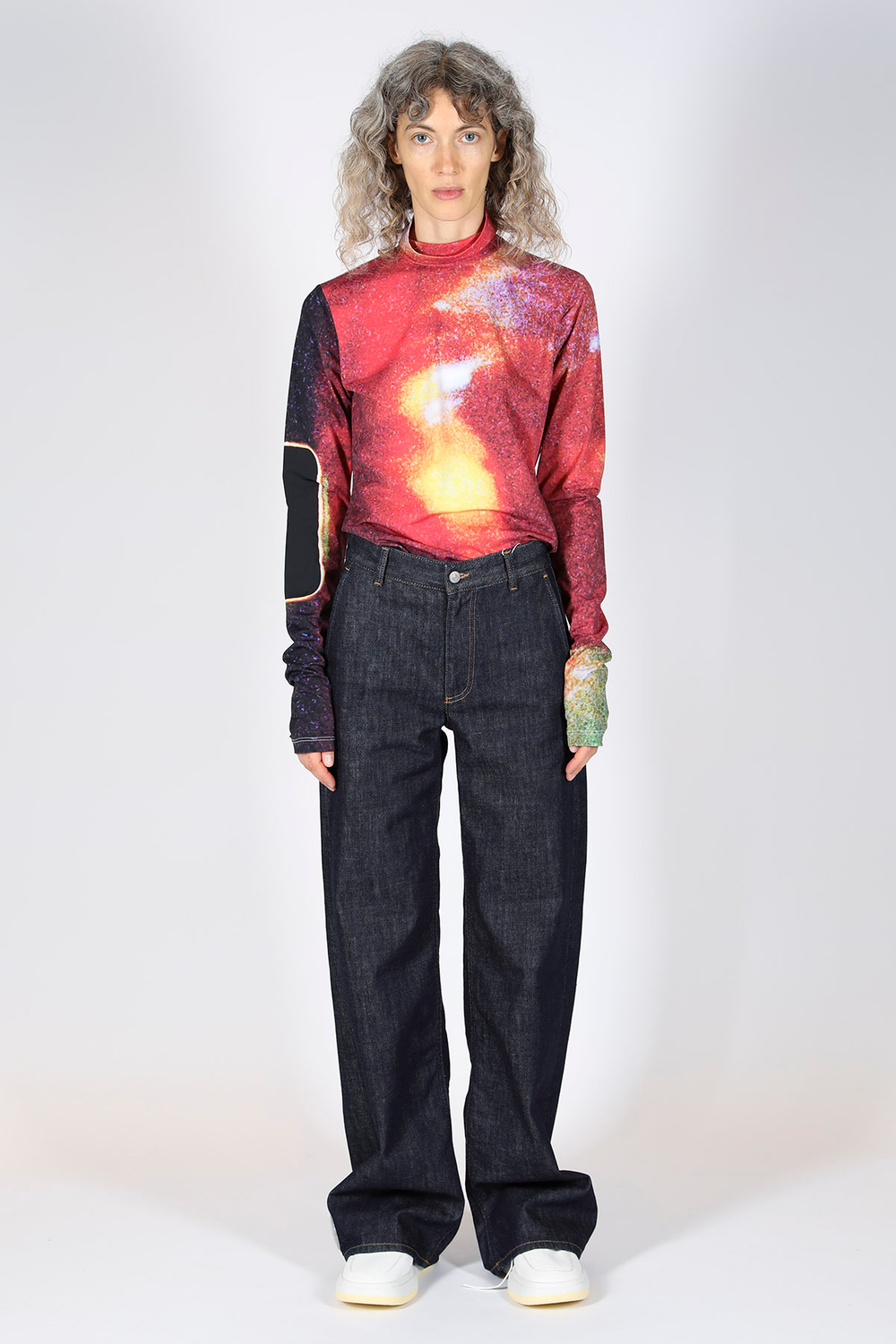 MM6 MAISON MARGIELA ДЖИНСЫ ЖЕНСКИЕ INDIGO