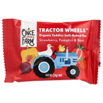 Once Upon A Farm, Tactor Circle™, органические запеченные батончики для малышей, клубника, тыква и свекла, 10 батончиков по 19 г (0,67 унции)