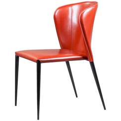 Стул Albert красная кожа