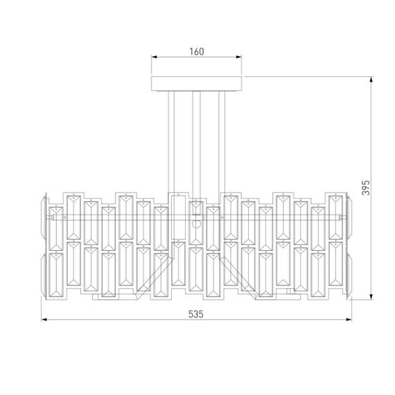 Потолочная люстра Bogates Zolletta 339/5 Strotskis Smart