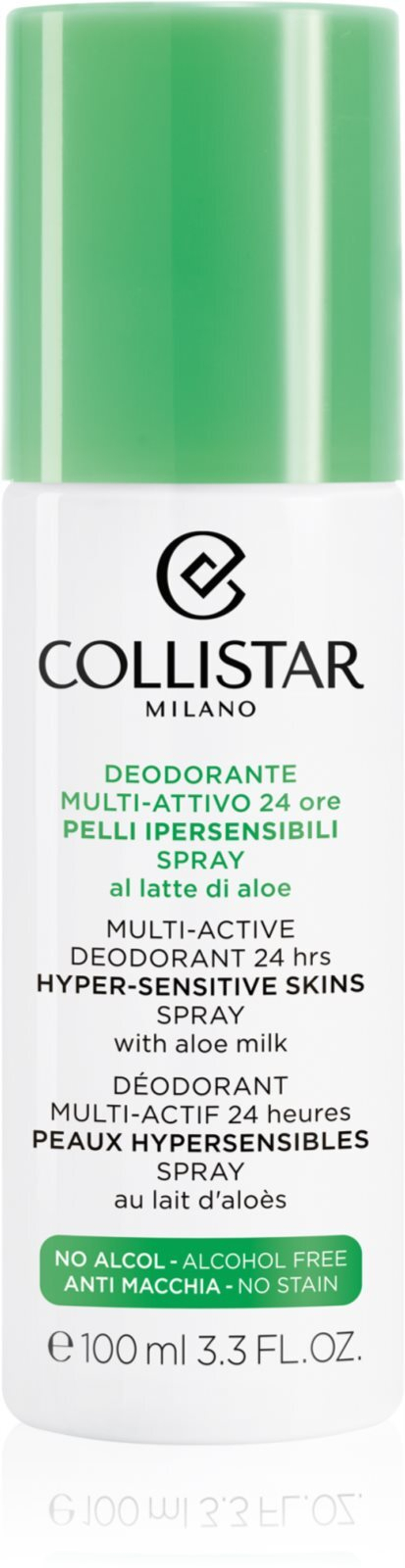 Collistar Special Perfect Body Multi-Active Deodorant Hyper-Sensitive Skin 24hrs - спрей-дезодорант для чувствительной кожи /   100  ml  / GTIN 8015150251129