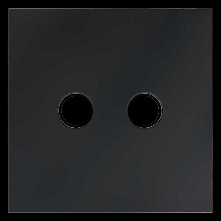 Накладка для розетки телевизионной оконечной TV+SAT S70 (графит) Voltum VLS001607